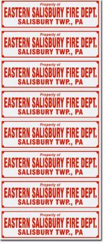 EM-2 Reflective Equipment Stickers