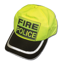 Hi Viz Fire Police Baseball Cap with Black Brim Hi Viz Fire Police Baseball Cap with Black Brim