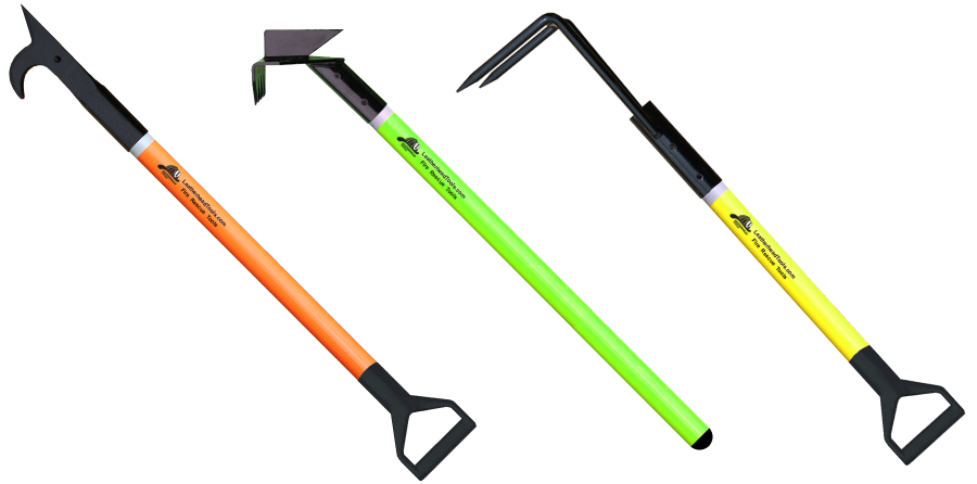 Leatherhead HiViz Orange Pro-Lite Hollow Fiberglass Handle