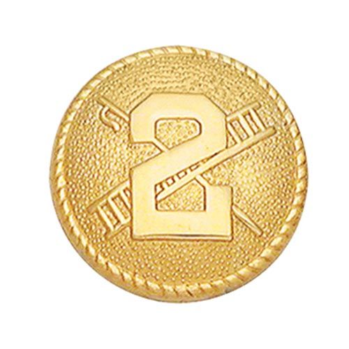 Smith & Warren C185 Number 2 Fire Seal Collar Insignia