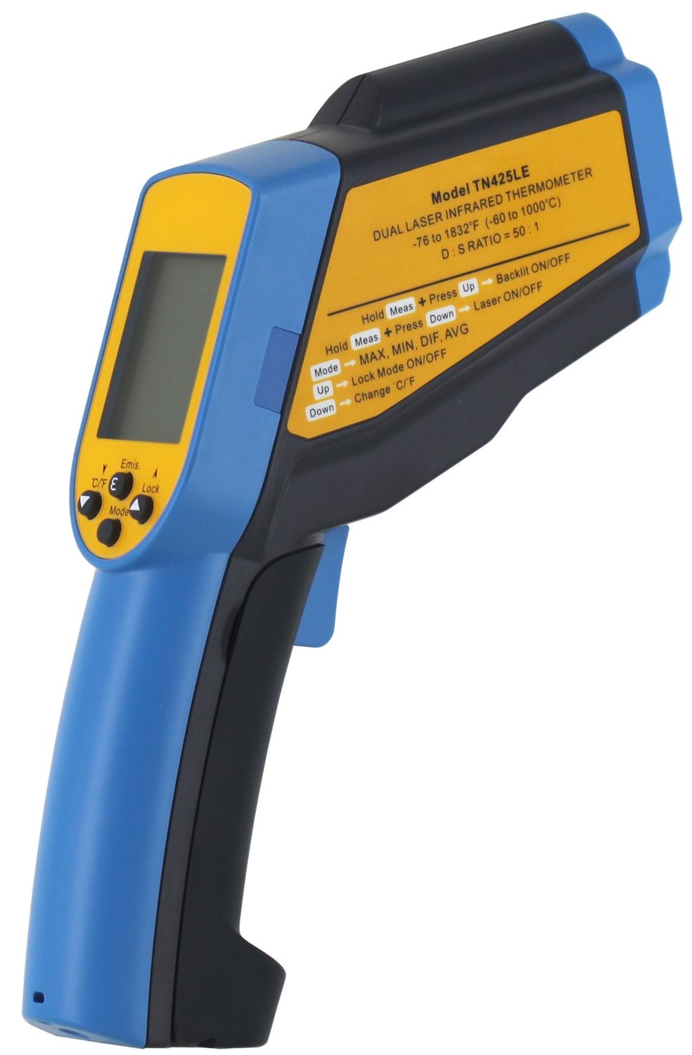 Metris TN425LE Heavy-Duty IR DUAL-laser Thermometer 50:1 Optics Metris TN425LE Heavy-Duty IR DUAL-laser Thermometer 50:1 Optics