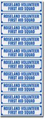 EM-3 Reflective Equipment Stickers