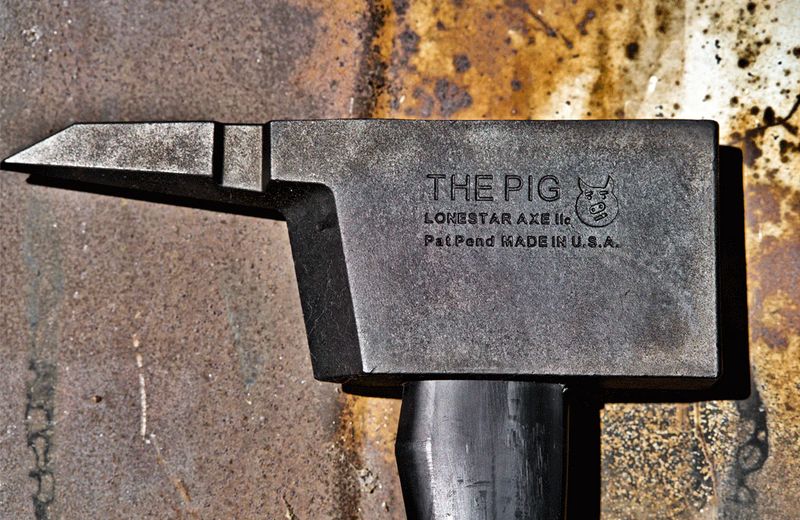 Lone Star AxeThe Pig Axe Notched