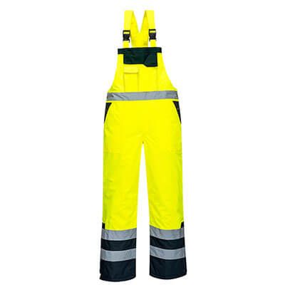 Portwest S489 Contrast Bib and Brace - Lined Portwest S489 Contrast Bib and Brace - Lined