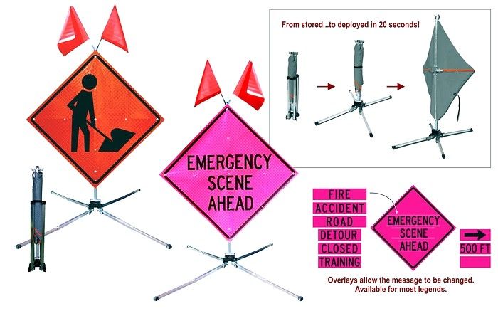 Dicke Safety DF3000X Series (Orange Signs)