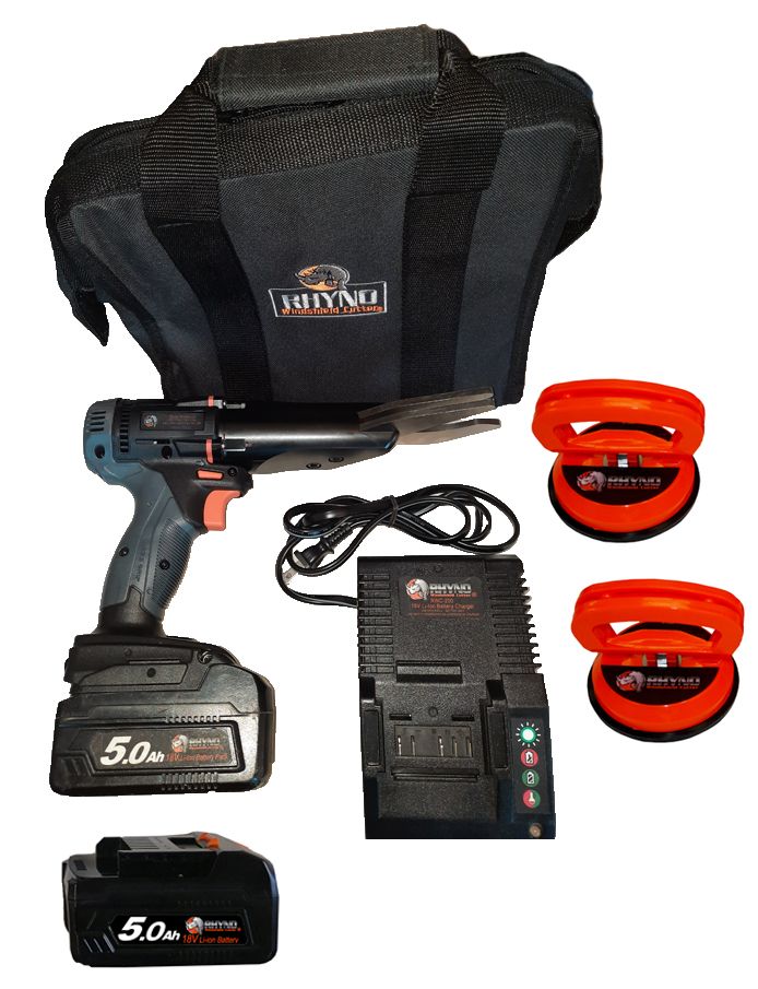 Rhyno 18V RHYNO3 Windshield Cutter Soft Carry Bag Kit Rhyno 18V RHYNO3 Windshield Cutter Soft Carry Bag Kit