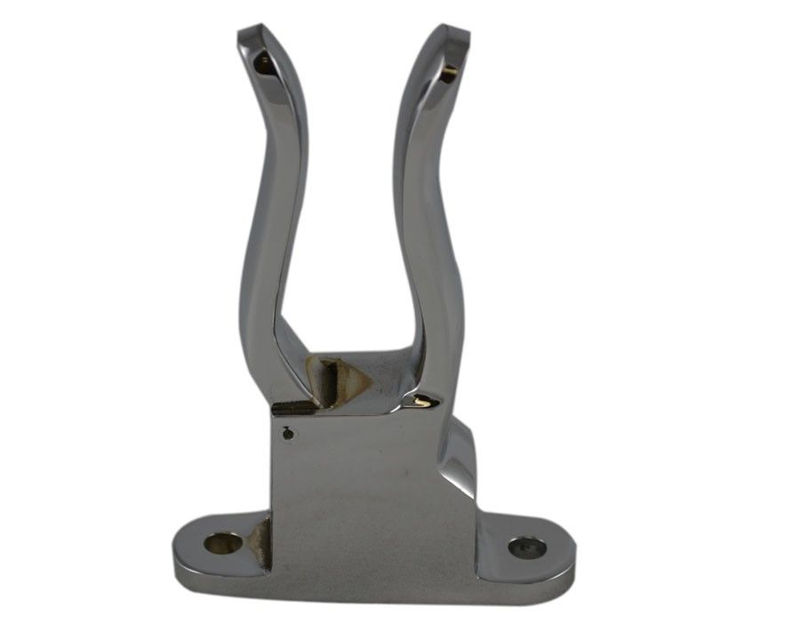 BMA5301C South Park Bottom Mount Axe Handle Bracket, Brass Chrome Plated