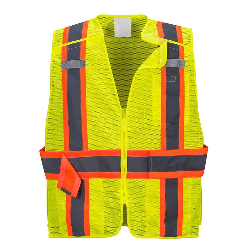 Portwest US385 - Hi-Vis Contrast Expandable Breakaway Mesh Vest