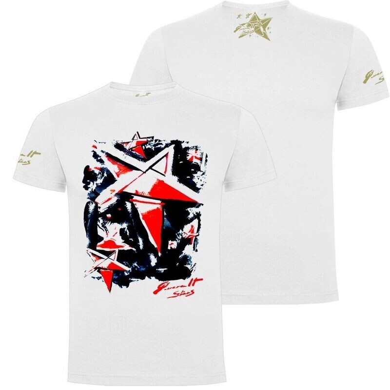 CAMISETA ESTRELLA ROJA Y AZUL DELANTE
