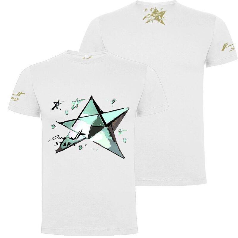 CAMISETA ESTRELLA TURQUESA DELANTE