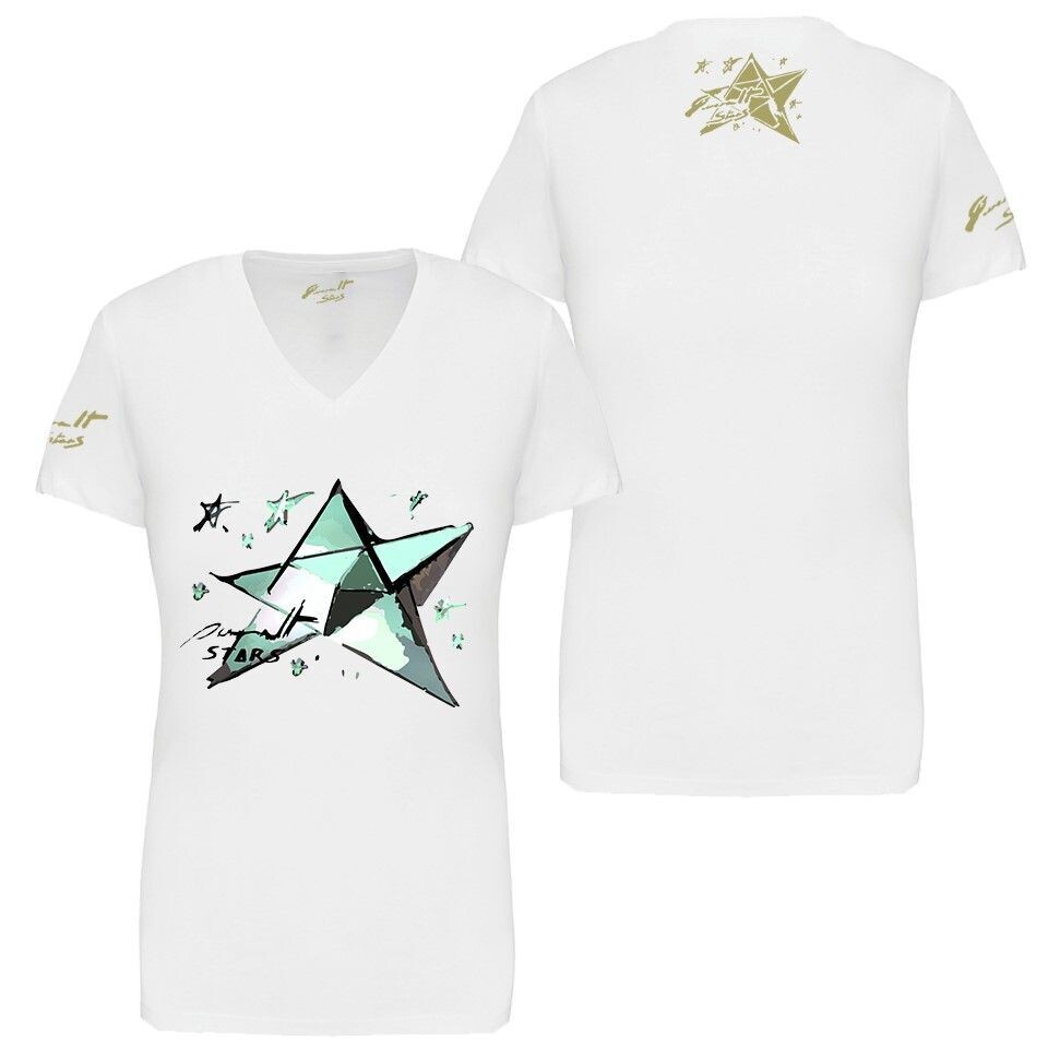 CAMISETA ESTRELLA TURQUESA DELANTE