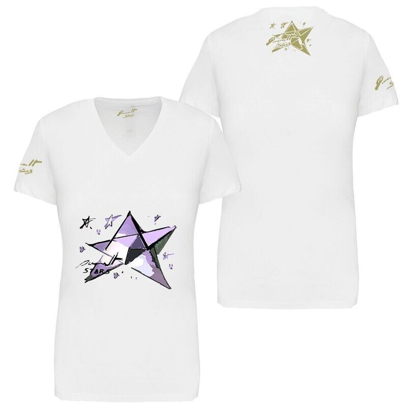 CAMISETA ESTRELLA LILA DELANTE