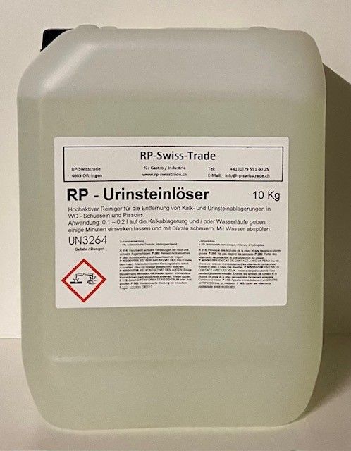 RP-Urinsteinlöser Kanister 10 kg Preis:/kg CHF 8.90