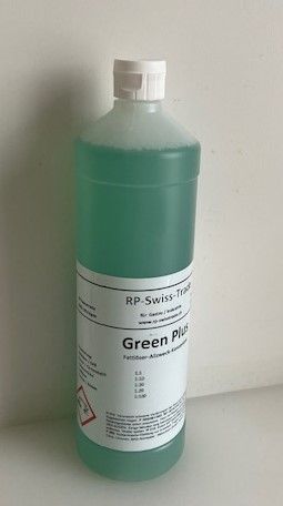 RP-Green-Plus – Die kraftvolle Lösung für strahlende Sauberkeit!  Grill-Backofen-Fettlöser-Allzweckreiniger Verpackung: 1 kg  Einstiegsgebinde      CHF 16.90
