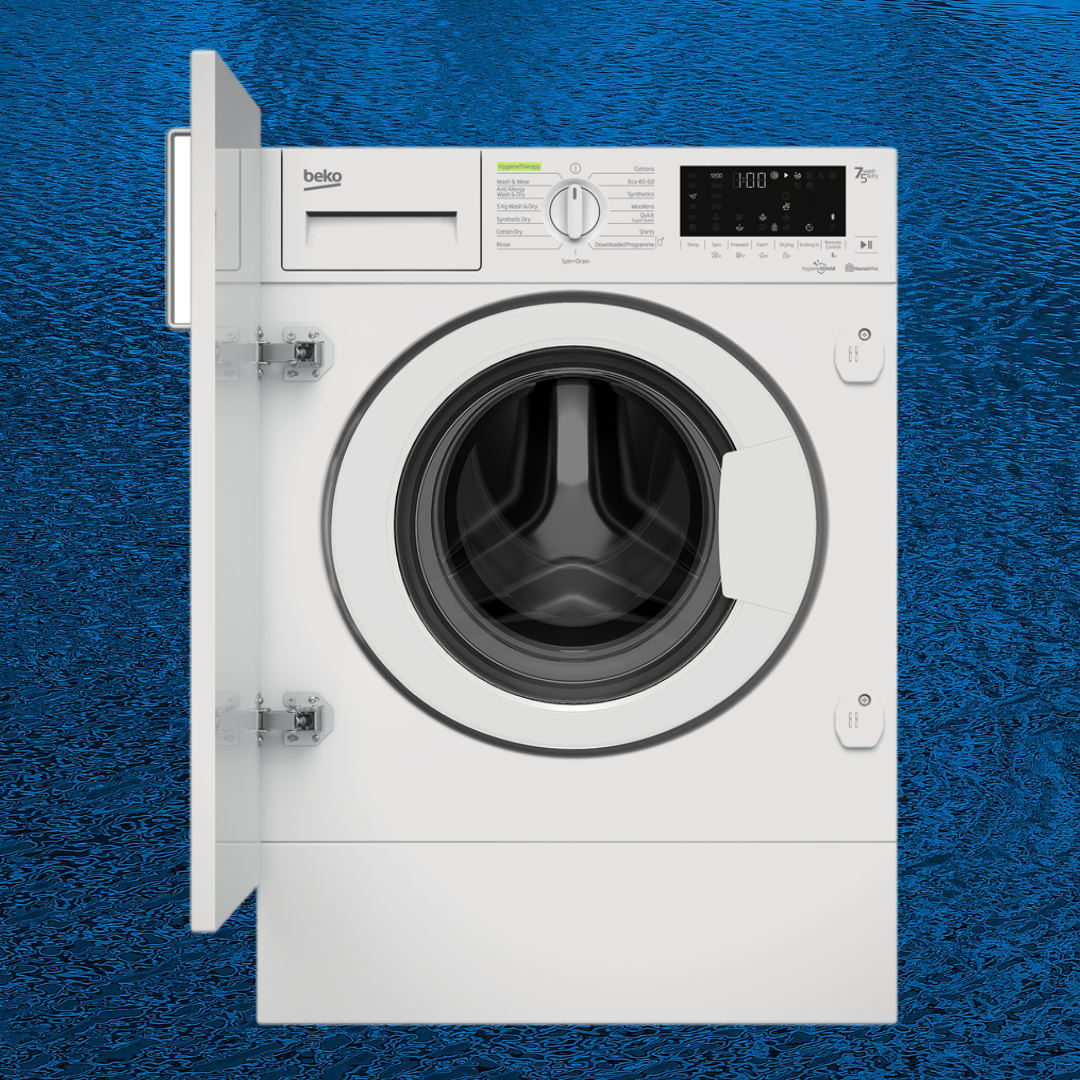 Beko WDIK752421F -7/5kg Integrated Washer Dryer.(Available From 9/2)