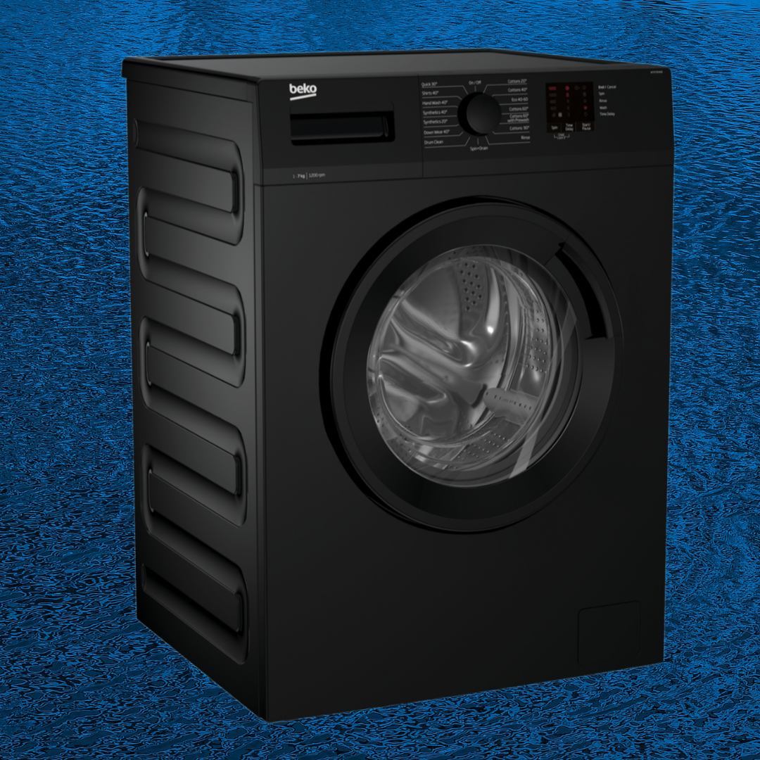 Beko WTK72041B- 7kg Washing Machine. Black