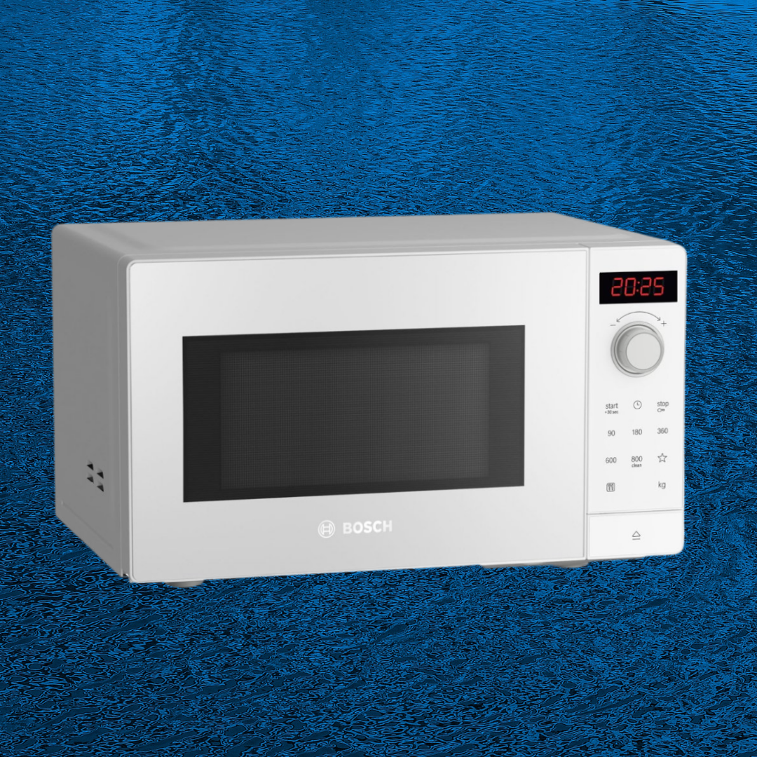 Bosch FFL023MW0B 20 Litres Single Microwave - White- Serie 2 (44cm x 26cm)