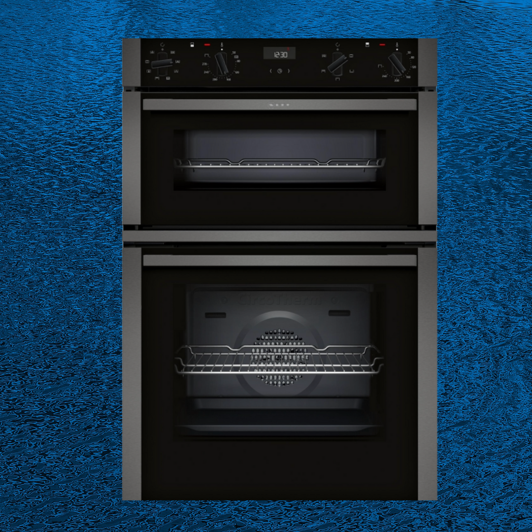 Neff U1ACE2HG0B- Built In Double Oven Black With Graphite Trim- N50