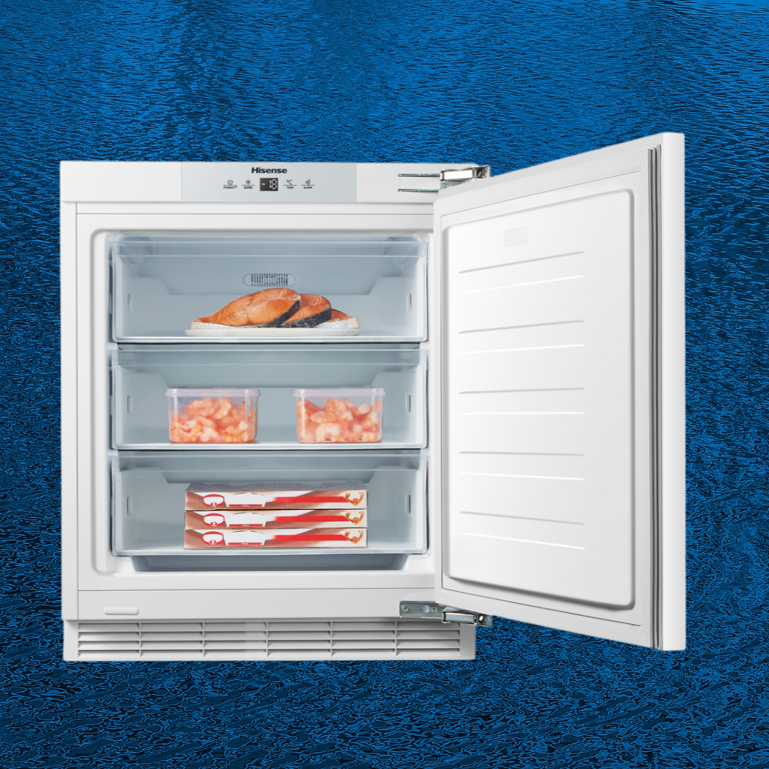 Hisense FUV124D4AW1 Integrated Static Undercounter Freezer