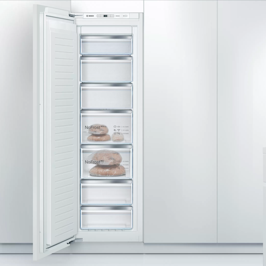 Bosch GIN81AEF0G -Built In Upright Freezer - Frost Free .