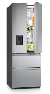 Hisense RF632N4WIE- American Style Fridge Freezer - Stainless Steel- (Non Plumbed)(200cm x 70.4cm) (Available From 9/4)