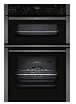 Neff U1ACE2HG0B- Built In Double Oven Black With Graphite Trim- N50