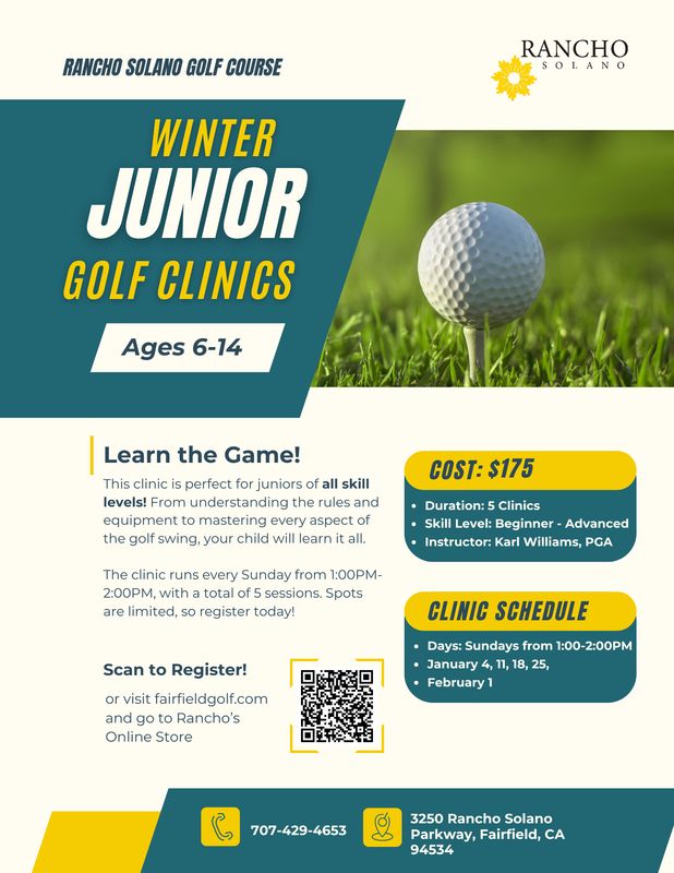 Winter Junior Golf Clinics