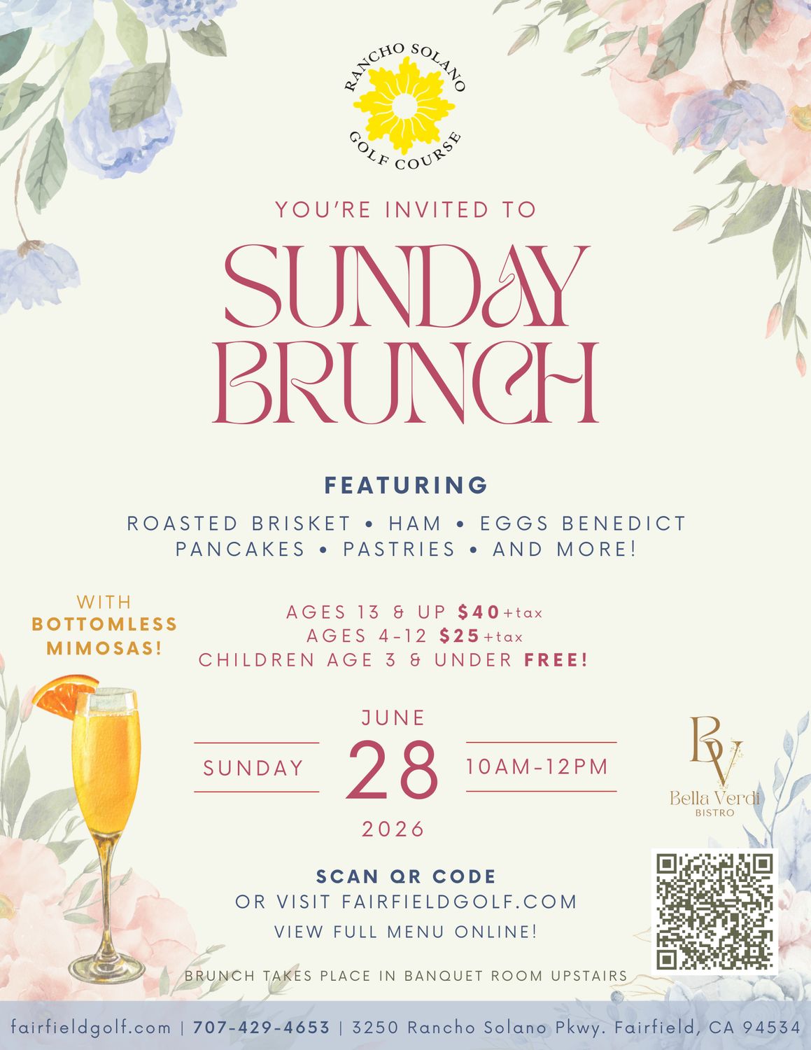 Sunday Brunch at Rancho Solano Golf Course