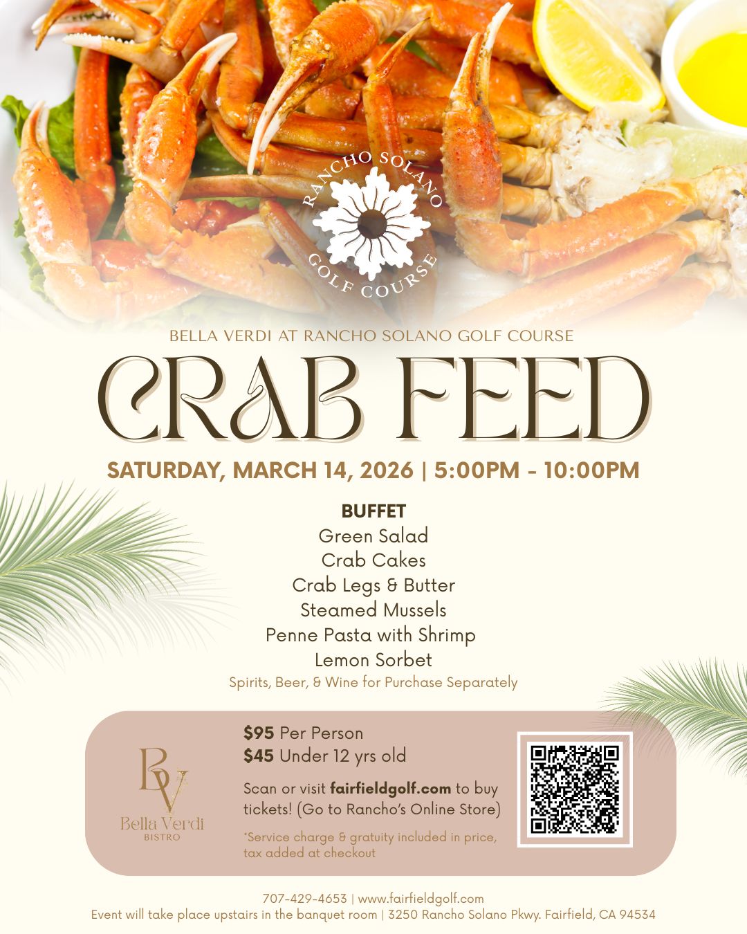 Crab Feed at Rancho Solano Golf Course