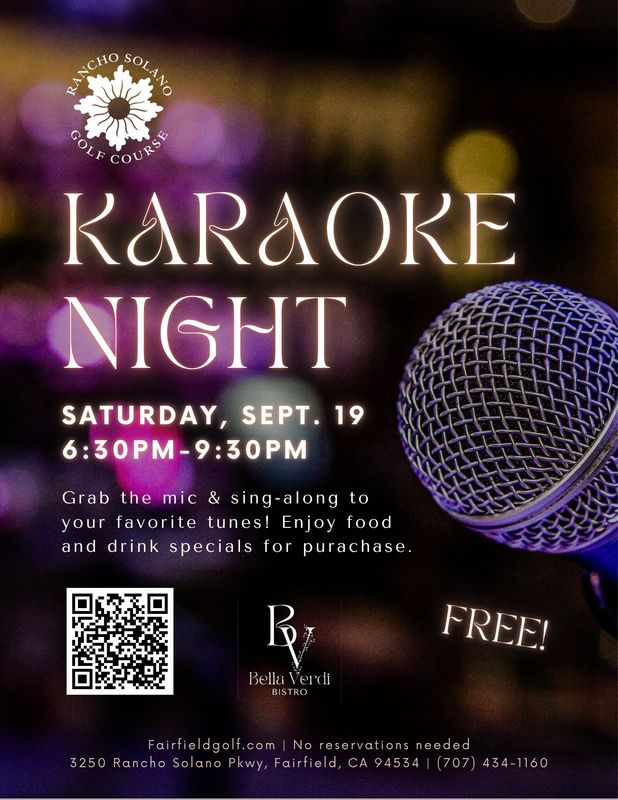 Karaoke Night at Bella Verdi Bistro RSVP