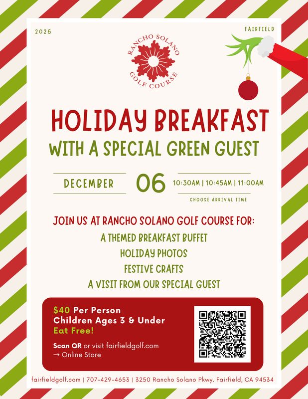Holiday Breakfast with a Special Green Guest