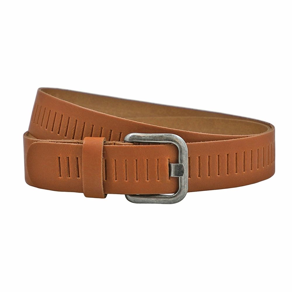 Perfo Belt Sale - Cognac