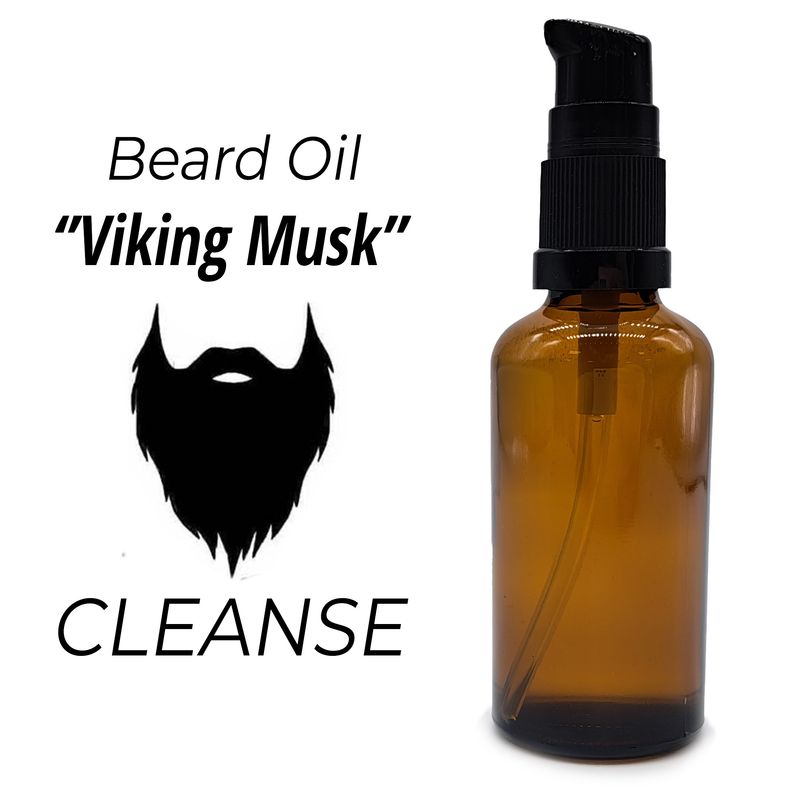 Beard Oil - Cleanse with Viking Musk 50ml