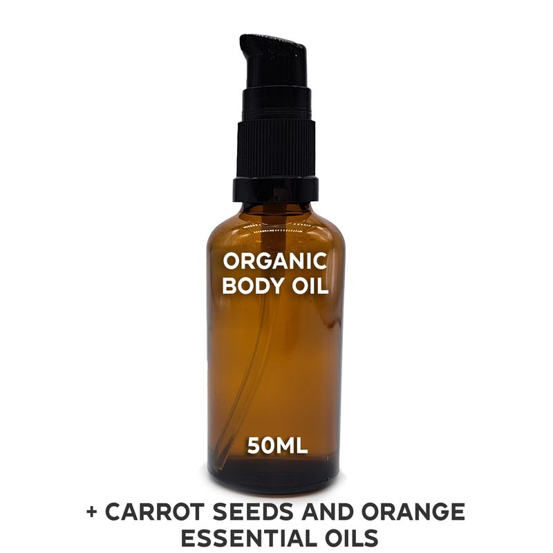 Organic Body Oil 50ml - Carrot &amp; Orange