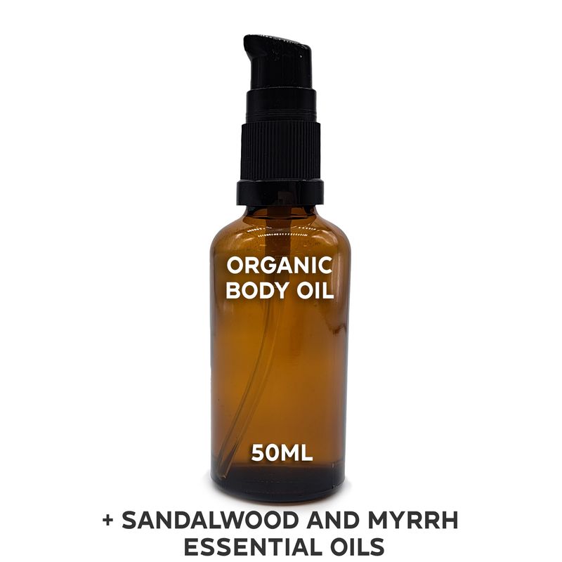 Organic Body Oil 50ml - Sandalwood &amp; Myrrh