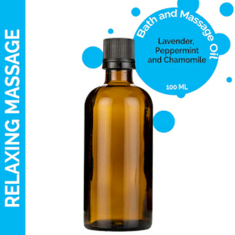 Bath &amp; Massage Oil - 100ml Relaxing Blend