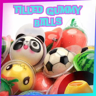 Fruit Jam Filled Gummy Balls