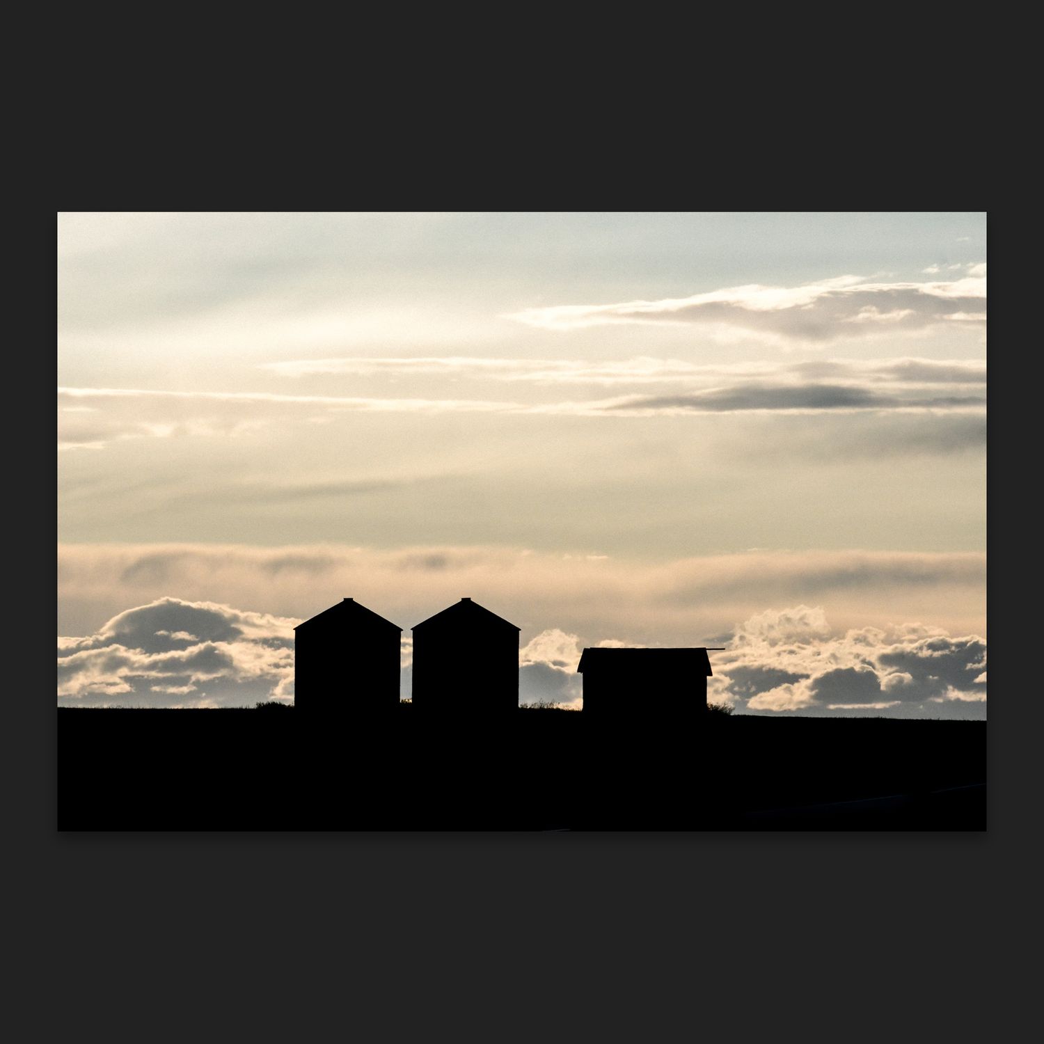 Lucid Times - Silos and milky sunsets in southwest Alberta