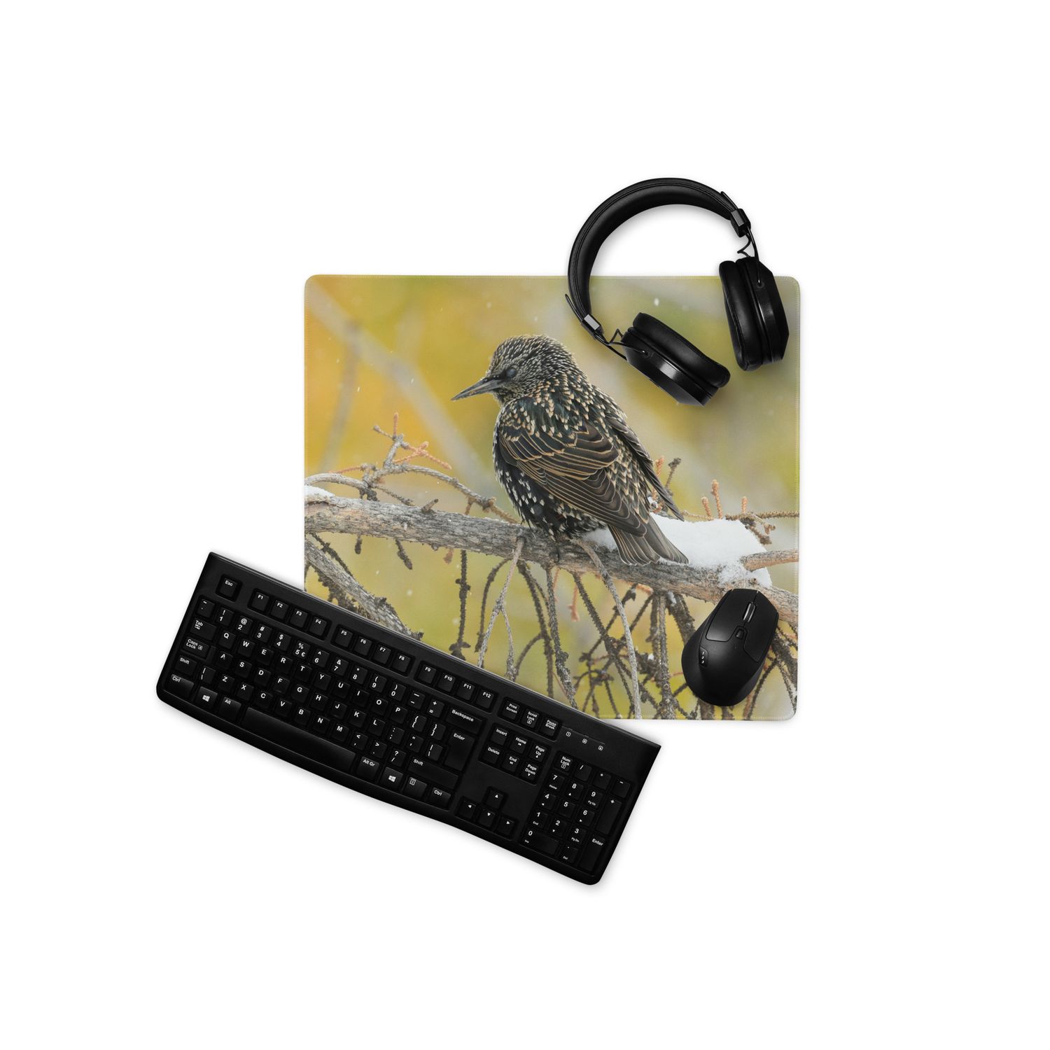 Lucid Times European Starling Gaming Mouse Pad