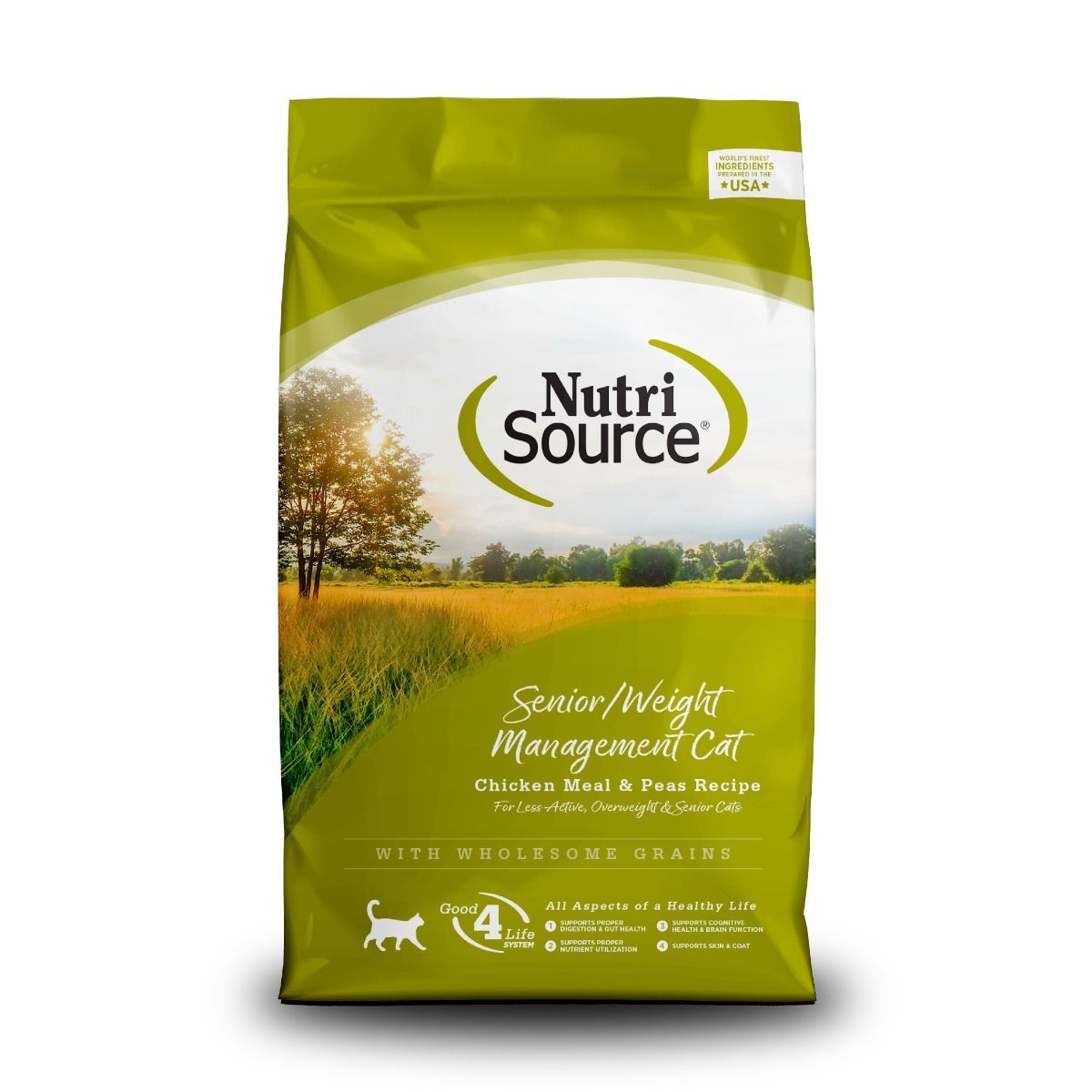 NutriSrc Cat Sr Chkn/Pea 4#