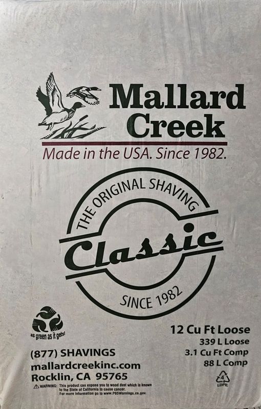 Mallard Creek shavings 12 cuft