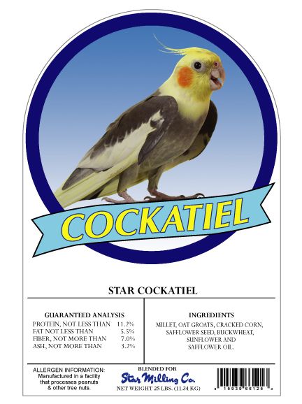 Cockatiel Star 25#