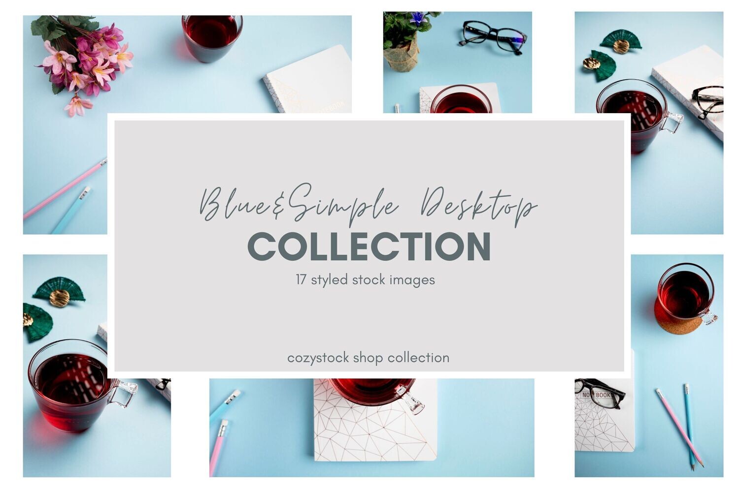 Blue &amp; Simple Desktop Collection