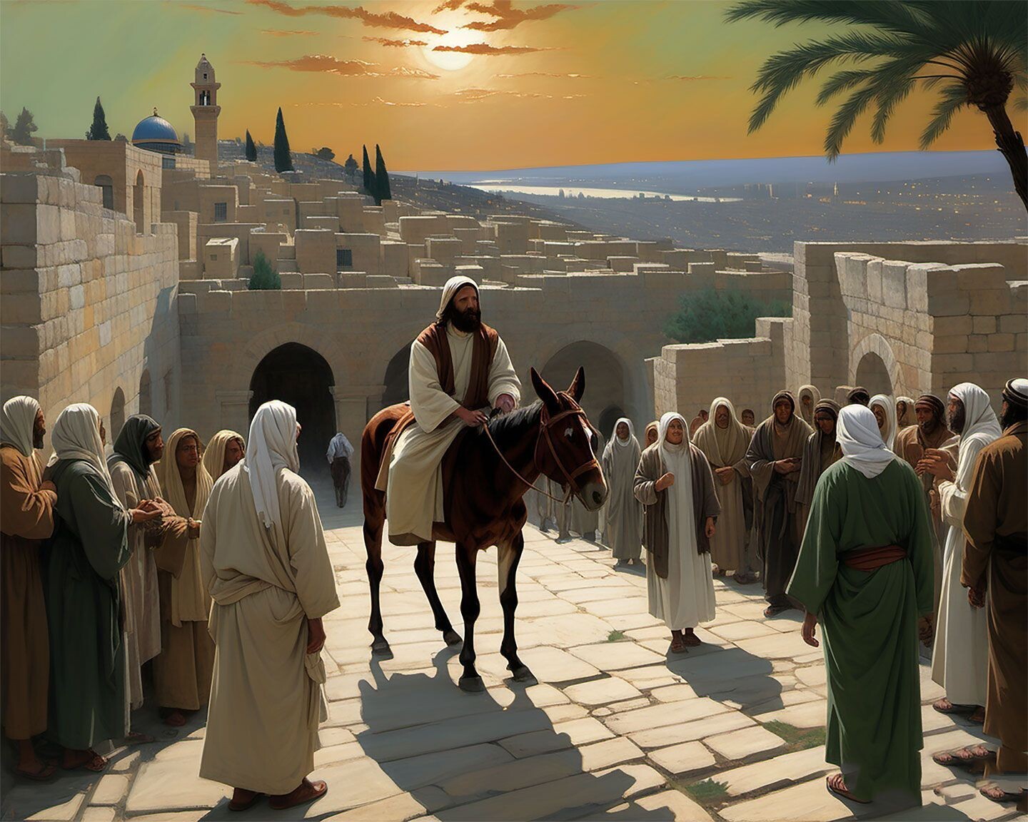 "Jesus Enters Jerusalem"