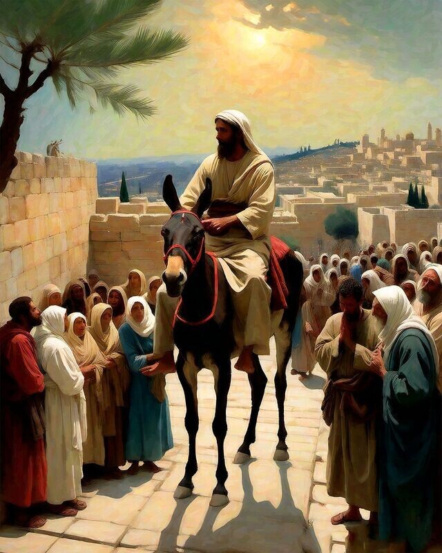 "Jesus Arrives in Jerusalem"