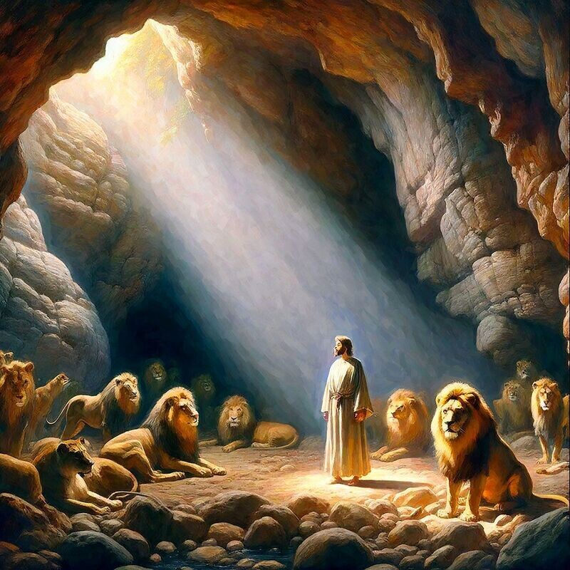 "Daniel in the Lion's Den-1"