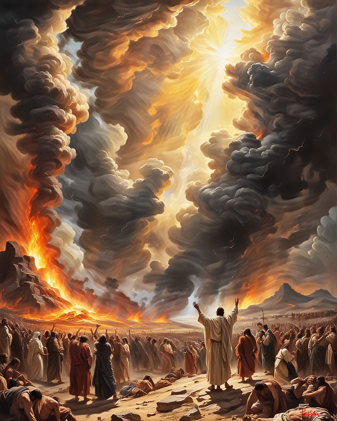 "Elijah Calls Down Fire"
