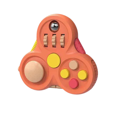 Orange Fidget Cube Spinner