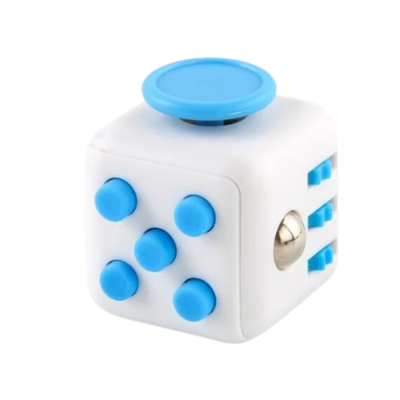 White &amp; Blue Fidget Cube