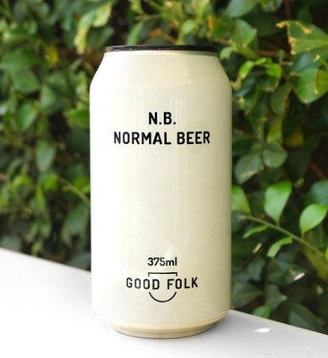 Good Folk Brewing N.B. Normal Beer Lager